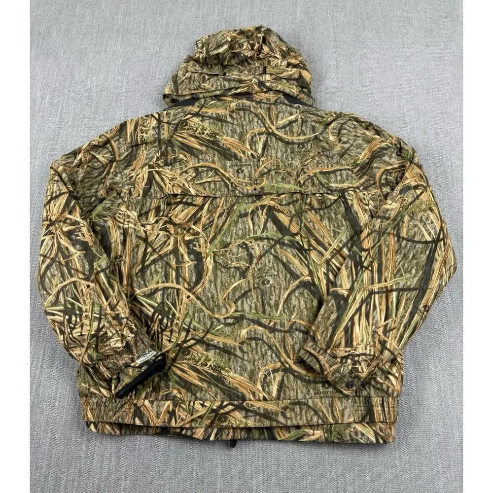 Gamehide Mossy Oak Hush Hide HyperHide 3-in-1 Hunting Jacket Men’s 1X Camo